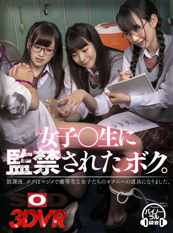 【オナニー 】【VR】女子○生に監禁されたボク。【密室VR】『放課後、ボクはマジメで優等生な女子たちのオナニーの道具になりました。』｜13dsvr00513
