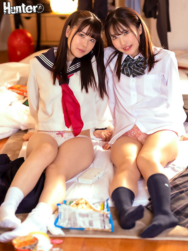 【3P・4P 】「鍵失くしちゃったからおじさんの部屋入れて！」隣に住む鍵っ子姉妹とまさかの神3P！お隣さんはシングルマザーでいつも夜は部屋で2人きりの姉妹。｜huntb00616